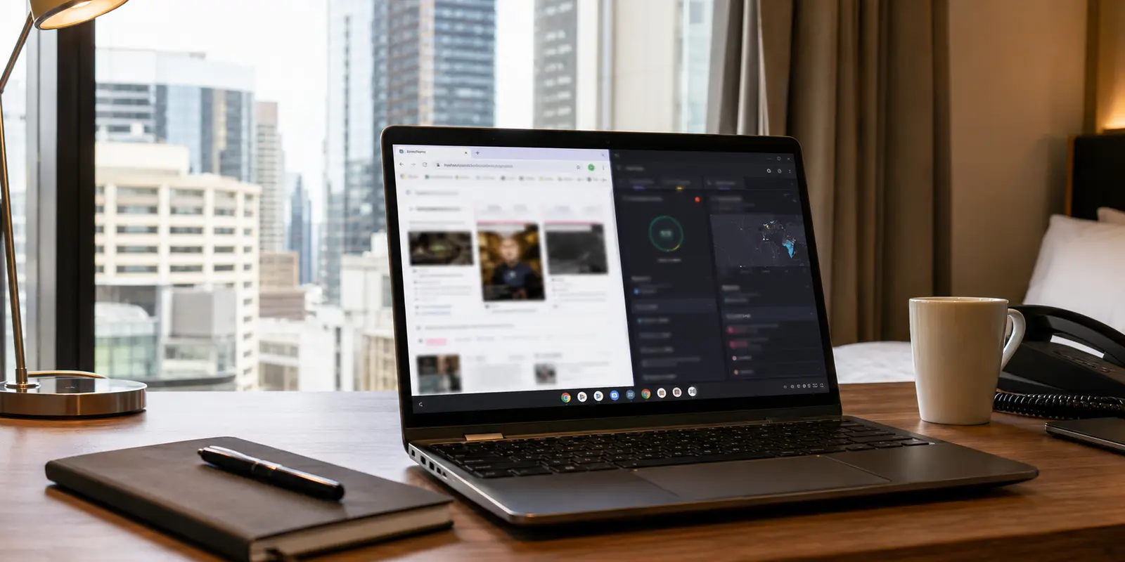 Melhor VPN para Chromebook em 2026: Proton VPN vence porque protege o Chromebook inteiro — não só o navegador