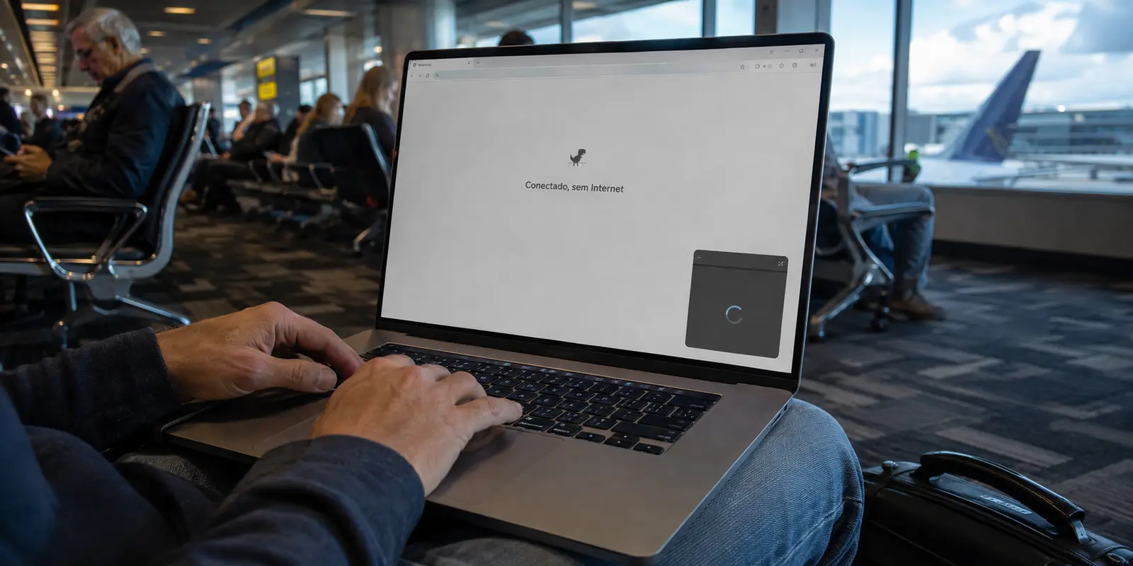 VPN no Wi-Fi do aeroporto com portal de acesso: entre primeiro na rede, proteja depois