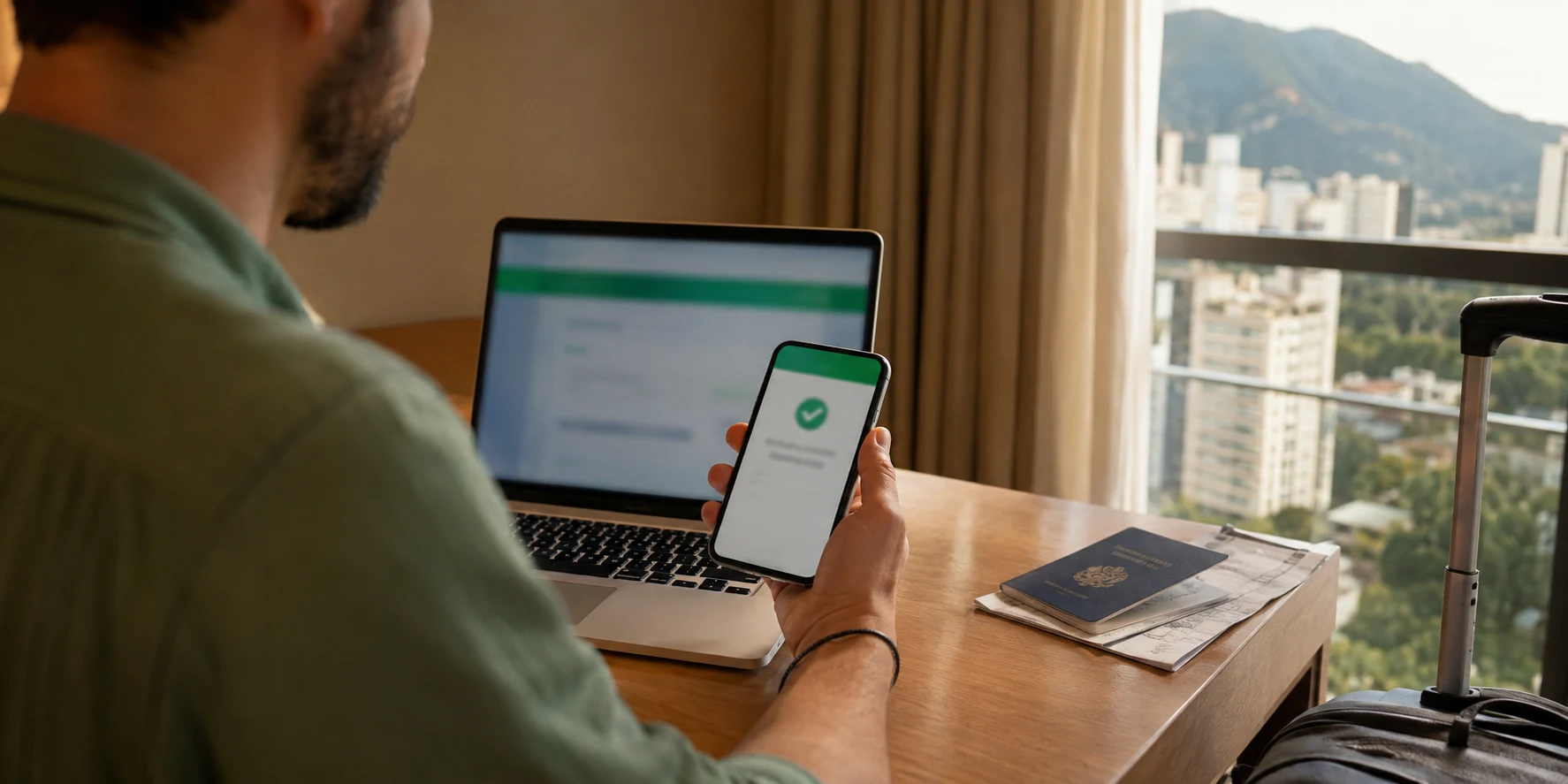 VPN com IP brasileiro para acessar banco viajando pela América do Sul: teste sem VPN primeiro