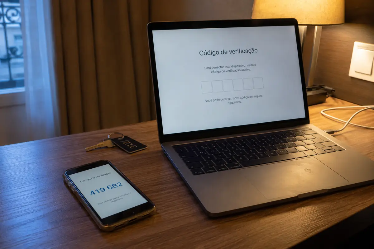 Imagem editorial relacionada a VPN com IP brasileiro para evitar alertas em viagens: voltar ao Brasil ajuda, mas não apaga os outros sinais de login